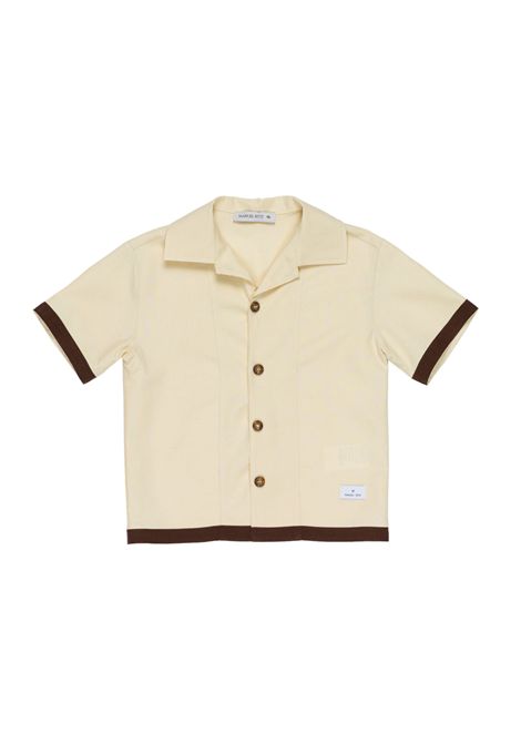 Camicia con applicazione MANUEL RITZ | MR3394SABBIA